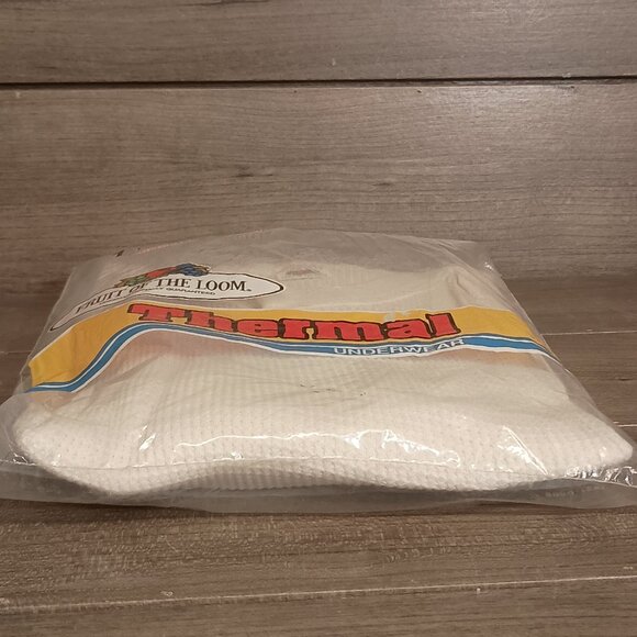 Vintage Fruit of the Loom Men's 1 Thermal  Shirt Size Medium 38-40 1983 New - Picture 7 of 8